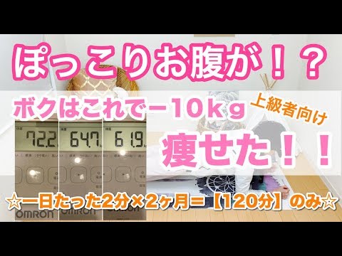 【2分プランク！】ぽっこりお腹が引き締まる！下腹部痩せに効くダイエットプランク！！