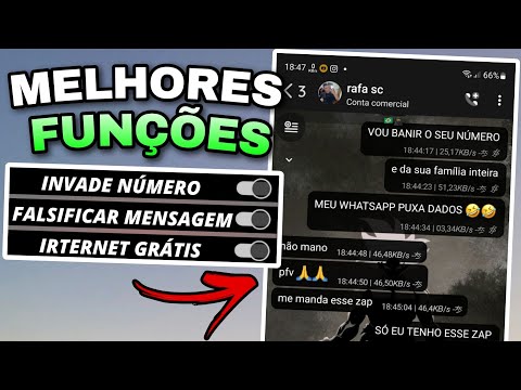 🔥 BANE NÚMERO!! MELHOR WHATSAPP IMUNE (puxa dados) com BOT e MUITO MAIS | Tsunami Project II