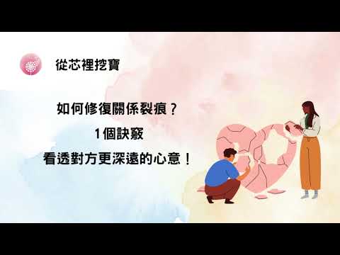 Podcast 朱芯儀說心理話：Ep.229【從芯裡挖寶】如何修復關係裂痕？1個通關密語看透對方更深遠的心意！