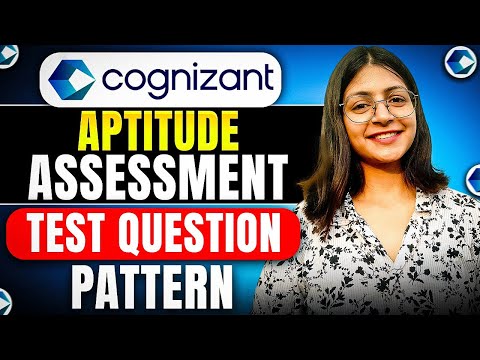 Cognizant Aptitude Assessment 2024 Question Pattern | Technical Assessment #freshers #job