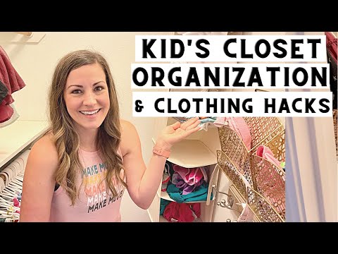 Kid’s Closet Organization || Transitioning Kid's Clothes for New Season / Kid’s Clothing Hacks