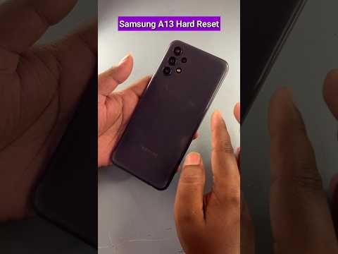 How to hard reset Samsung A13 by pattern unlock #ytshorts #shorts