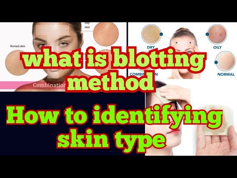 How to identify skin type?/what is blotting method?/#renuhoneyrose #skintype