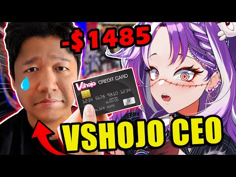 GREEDY VTUBER USES COMPANY CREDIT CARD