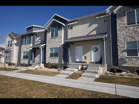 Video Tour Anela Ridge High-Tech Townhome | Spanish Fork