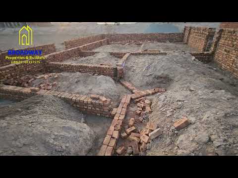 Park View City Lahore|10 Marla House Overseas Block|Foundation Masonary Continues