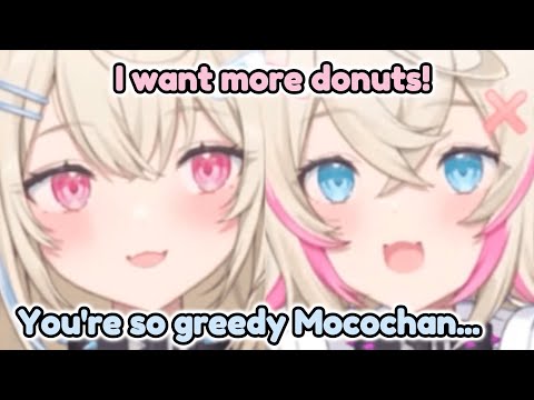 Mococo is a greedy puppy... [hololive / fuwamoco]