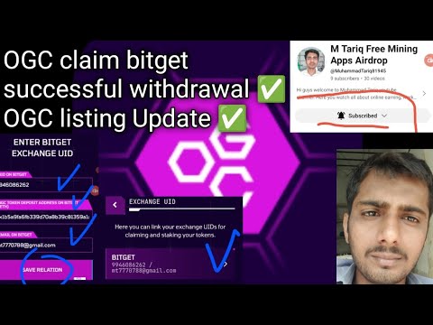 How To OGC Token Withdrawal Process | OGC Coin Withdrawal Bitget Exchange  | Or OGC listing Update ✅