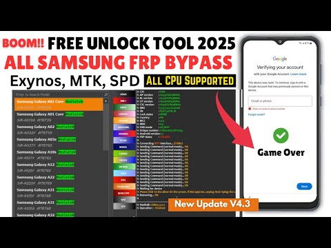 SAMSUNG FRP UNLOCK BYPASS ANDROID 14/13 NEW FREE METHOD | 100% Working