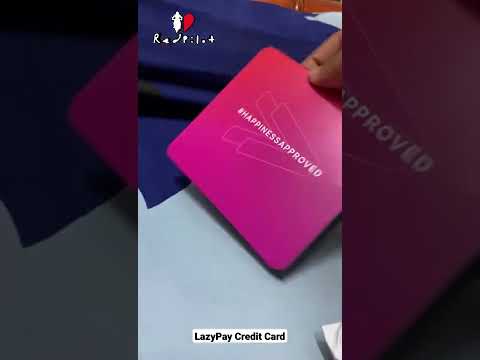 Lazy Pay Credit Card welcome Kit Unboxing