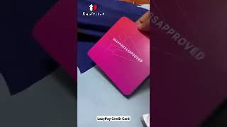 Lazy Pay Credit Card welcome Kit Unboxing