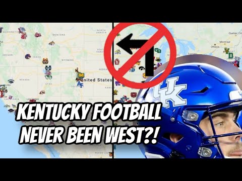 This weekend’s Kentucky @ Texas game will be the farthest West Kentucky football has ever been?!