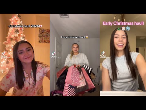 Early christmas haul 2024 - TikTok compilation