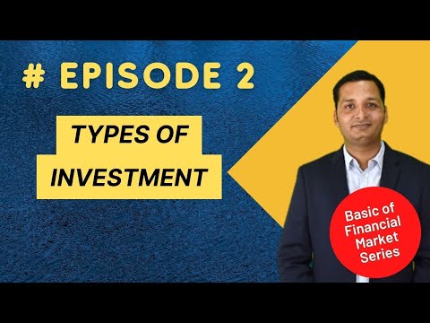 Types of Investment - FINOPEDIA