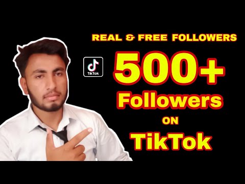 How To Get 500 Followers on tiktok. 500 Followers on tiktok 2022. free tiktok followers.