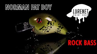 Norman Fat Boy Rock Bass - Lurenet Paint Shop (Custom Painted Lures)