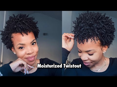 My defined “Moisturized“ Twistout for short |Dry Natural Hair| beginner friendly