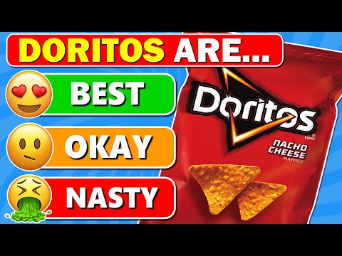 Chips Tier List | Rank Chips from Best to Trash 😍 Junk Food Quiz 🤮