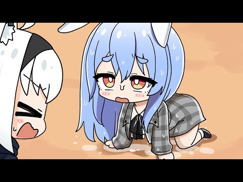 Sorry, my feelings just…! I’m sorry!!【Hololive AnimatedClip/Eng sub】【Usada Pekora/Shirakami Fubuki】