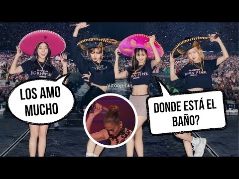 BLACKPINK HABLANDO ESPAÑOL EN MEXICO // #blackpink #bornpinktour