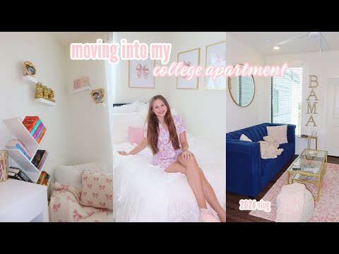 MOVING INTO MY COLLEGE APARTMENT! | University of Alabama | apartment tour & move in day vlog