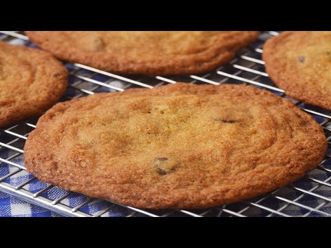 Crispy Chocolate Chip Cookies Recipe Demonstration - Joyofbaking.com