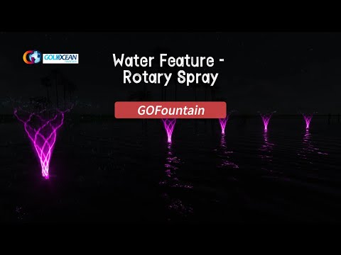 Water Feature Fountain: Rotary Spray Fountain