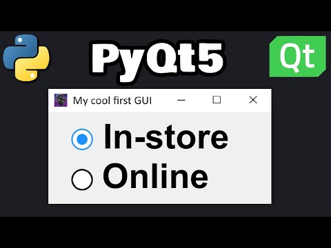 Python PyQt5 RADIO BUTTONS are easy! 🔘