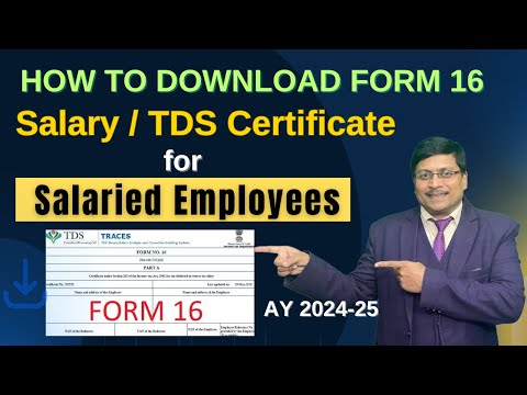 How to Download form 16 for salaried employee | form 16 kaise download kare | form 16 download | 16