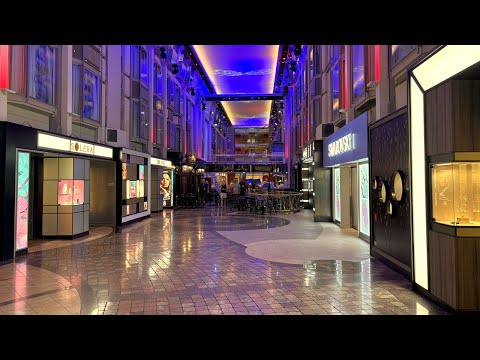 Royal Caribbean Adventure of the Seas the Royal Promenade Guided Tour 4k