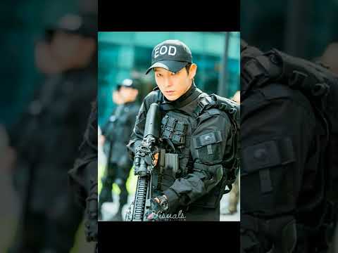 LJG in EOD Special Forces Uniform🔥🎉Criminal Minds Korea Anniversary🎉#leejoongi #actor_jg #kimhyunjoo