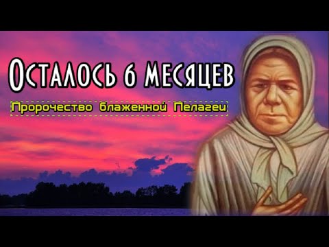 Пророчество блаженной Пелагеи. Осталось 6 месяцев