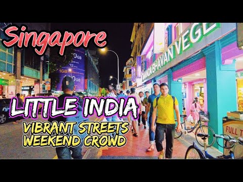 Little India Singapore Sunday Walk | Deepavali Festivities & Weekend Crowds.