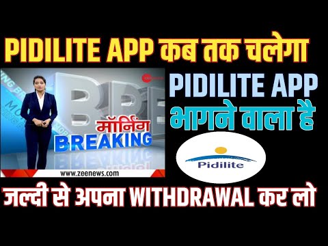 Pidilite Earning App Withdrawal Pending Problem || Pidilite App बहुत बड़ा Scam ⚠️ Don't Invest