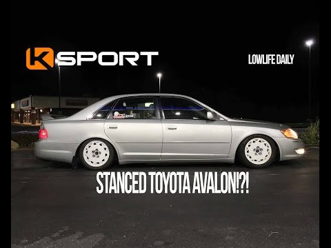 TOYOTA AVALON ON COILOVERS