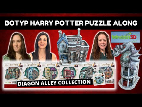 BOTYP Puzzle Along - Harry Potter Diagon Alley 3D Jigsaw Puzzle Collection from Wrebbit3D