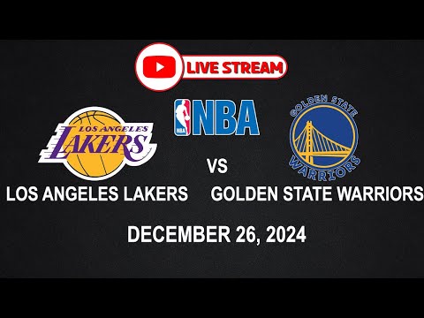 NBA LIVE! LAKERS vs WARRIORS | NBA CHRISTMAS MATCH | December 26, 2024 | NBA2K24 Simulation Only