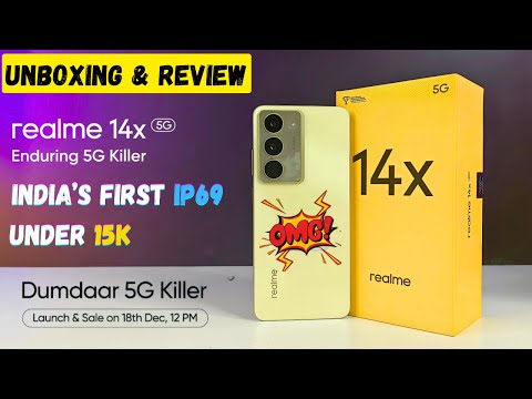 Realme 14x 5G Unboxing, First Impression & Review ⚡ Realme 14x 5G Price, Spec and Many More...