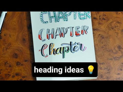 Heading ideas| titles ideas for school project #youtube #trending