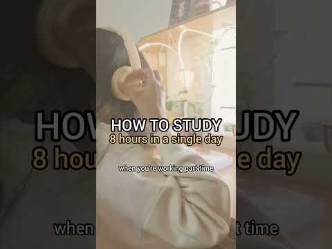 how to study 8 hours in a single day if ur WORKING PART TIME #studytimetable #cafinal #parttimejob