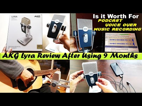 AKG Lyra review after using 9 months | Long term use review | Professional Studio Mic #akglyra