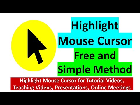 Highlight Mouse Cursor for Free in Windows 10 | Mouse Cursor k Gird Free main Circle in Urdu/Hindi