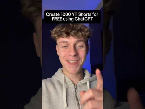 Make 1000 YouTube Shorts for FREE using ChatGPT🤯🤖 #shorts