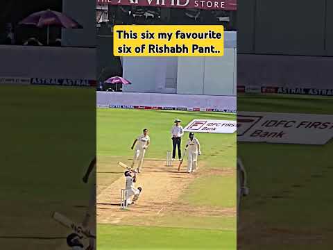 This six my favourite six of Rishabh Pant | PKR's Vlog