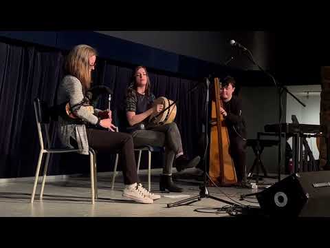 Instructor ceili at the Gaelic College, St. Ann, NS