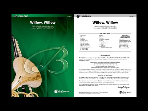 Willow, Willow, arr. Douglas E. Wagner – Score & Sound