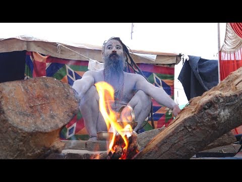 Kumbh Mela: Devotees With Naga baba #KumbhMela2019