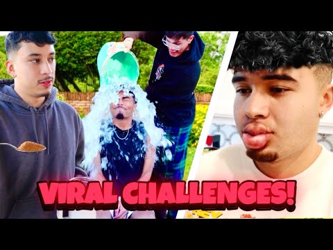 Recreating old VIRAL CHALLENGES!!!