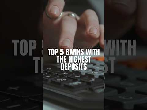 Top 5 Banks With The Highest Deposits #bank #trading #pnb #rbi #sbi #hdfc #bob #icicibank #idfc #yt