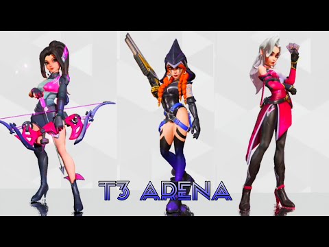 T3 Arena : Female Character's | Power Ability  Super | Mobile Game's | XD Entertainment